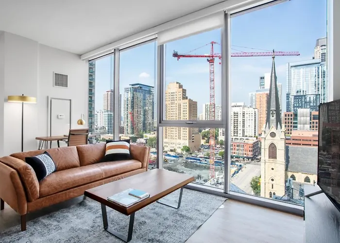 River N 2br W Gym Wd Bbq Pool Nr Mag Mile Chi-132 Apartment Chicago