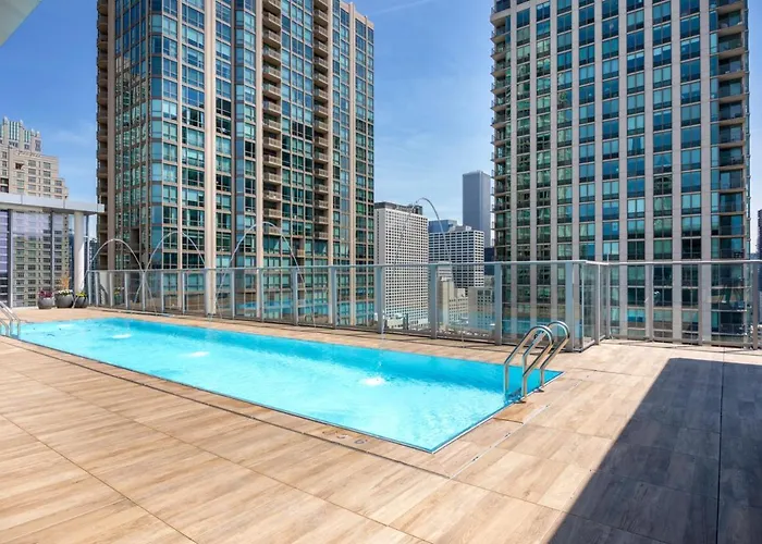 River N 2br W Gym Wd Bbq Pool Nr Mag Mile Chi-132