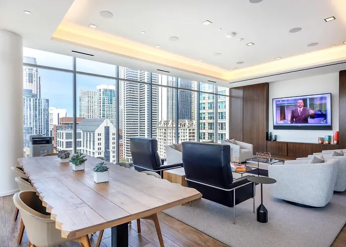 Apartment River N 2br W Gym Wd Bbq Pool Nr Mag Mile Chi-132 *