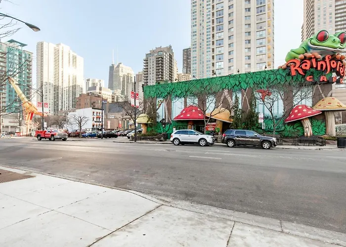 Apartment River N 2br W Gym Wd Bbq Pool Nr Mag Mile Chi-132 *